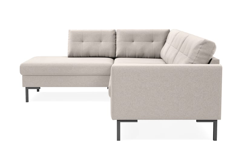 Frillestad 4-sits Vänstervänd L-formad Schäslongsoffa i Tyg - Beige - Möbler - Soffa - Divansoffor & schäslongsoffa