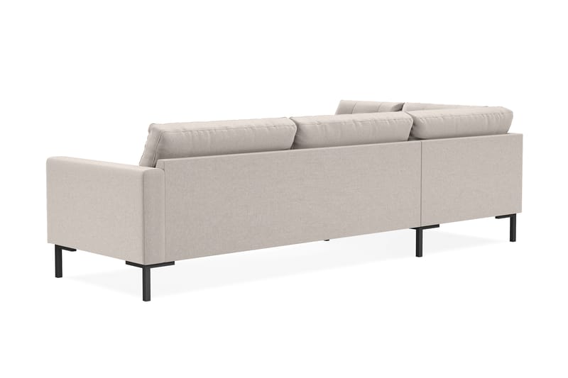Frillestad 4-sits Vänstervänd L-formad Schäslongsoffa i Tyg - Beige - Möbler - Soffa - Divansoffor & schäslongsoffa