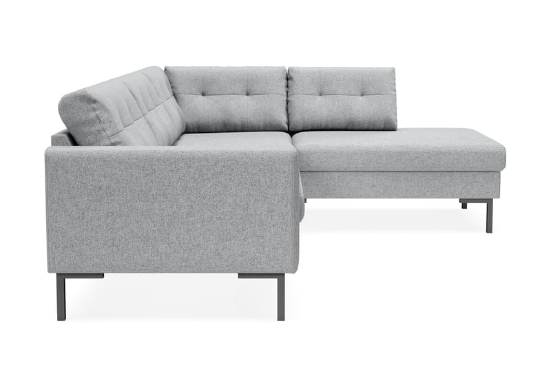 Frillestad 4-sits Vänstervänd L-formad Schäslongsoffa i Tyg - Grå - Möbler - Soffa - Divansoffor & schäslongsoffa