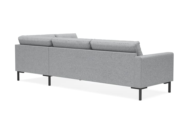 Frillestad 4-sits Vänstervänd L-formad Schäslongsoffa i Tyg - Grå - Möbler - Soffa - Divansoffor & schäslongsoffa