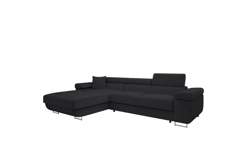 Gabina Soffa med Divan 3-sits, Mörkgrå