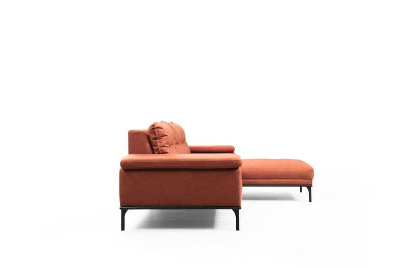 Gausinos Divansoffa - Orange - Divansoffor & schäslongsoffa - 4 sits soffa med divan