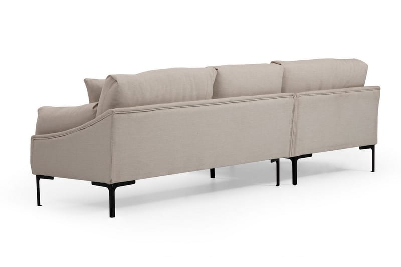 Glenure Soffa m. Divan 4-sits - Cream - Divansoffor & schäslongsoffa - 4 sits soffa med divan