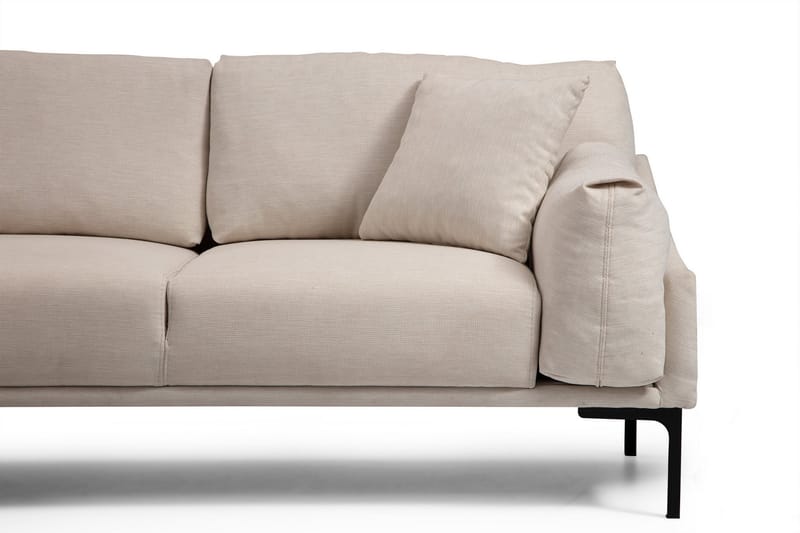 Glenure Soffa m. Divan 4-sits - Cream - Divansoffor & schäslongsoffa - 4 sits soffa med divan