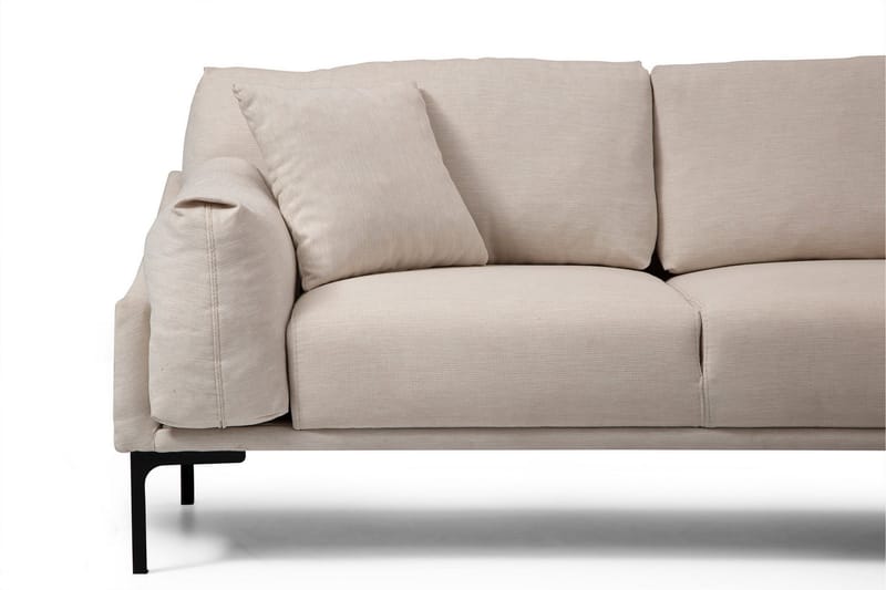Glenure Soffa m. Divan 4-sits - Cream - Möbler - Soffa - Divansoffor & schäslongsoffa