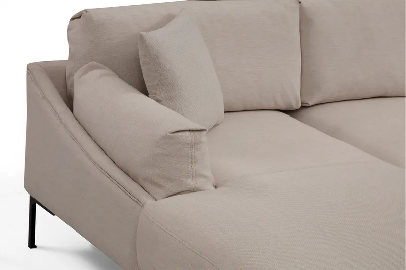 Glenure Soffa m. Divan 4-sits - Cream - Möbler - Soffa - Divansoffor & schäslongsoffa