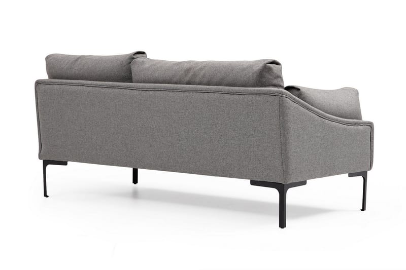 Glenure Soffa m. Divan 4-sits - Grå - Möbler - Soffa - Divansoffor & schäslongsoffa