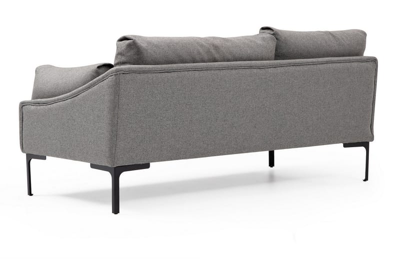 Glenure Soffa m. Divan 4-sits - Grå - Möbler - Soffa - Divansoffor & schäslongsoffa