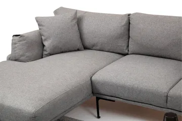 Glenure Soffa m. Divan 4-sits - Grå - Möbler - Soffa - Divansoffor & schäslongsoffa