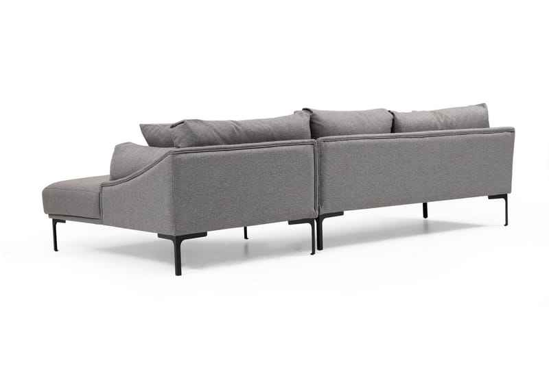 Glenure Soffa m. Divan 4-sits - Grå - Möbler - Soffa - Divansoffor & schäslongsoffa