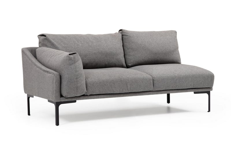 Glenure Soffa m. Divan 4-sits - Grå - Möbler - Soffa - Divansoffor & schäslongsoffa
