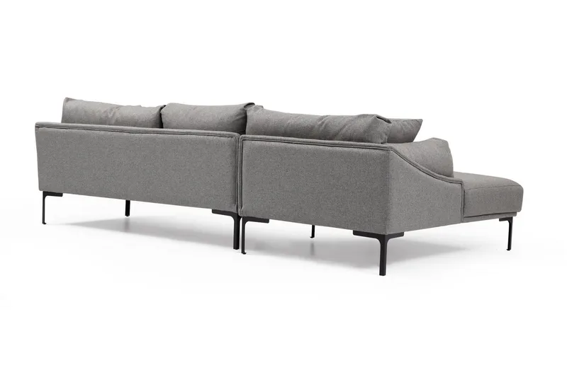 Glenure Soffa m. Divan 4-sits - Grå - Möbler - Soffa - Divansoffor & schäslongsoffa