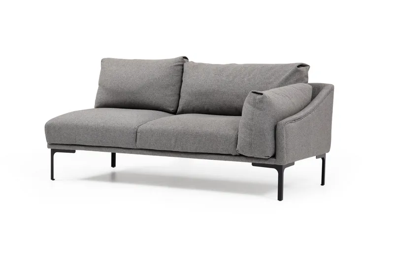 Glenure Soffa m. Divan 4-sits - Grå - Möbler - Soffa - Divansoffor & schäslongsoffa