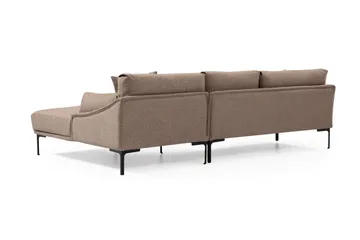 Glenure Soffa m. Divan 4-sits - Mocha - Möbler - Soffa - Divansoffor & schäslongsoffa