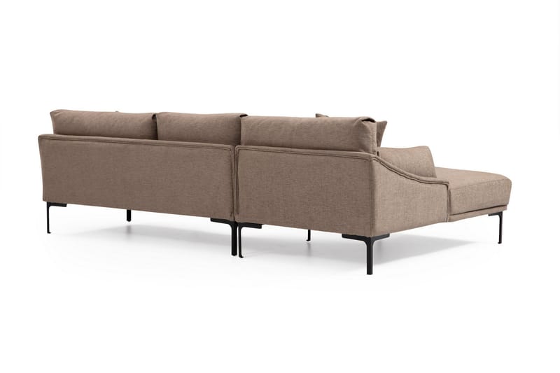 Glenure Soffa m. Divan 4-sits - Mocha - Möbler - Soffa - Divansoffor & schäslongsoffa