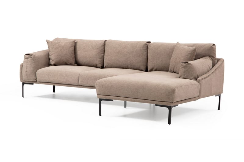 Glenure Soffa m. Divan 4-sits - Mocha - Möbler - Soffa - Divansoffor & schäslongsoffa