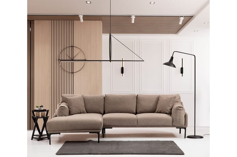 Glenure Soffa m. Divan 4-sits - Mocha - Möbler - Soffa - Divansoffor & schäslongsoffa