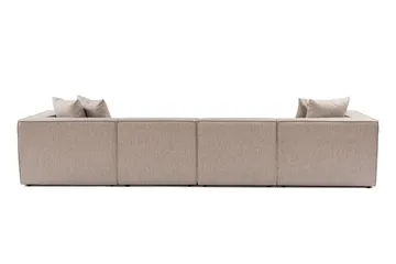 Gregor Soffa med Divan 4-sits - Sand beige - Möbler - Soffa - Divansoffor & schäslongsoffa
