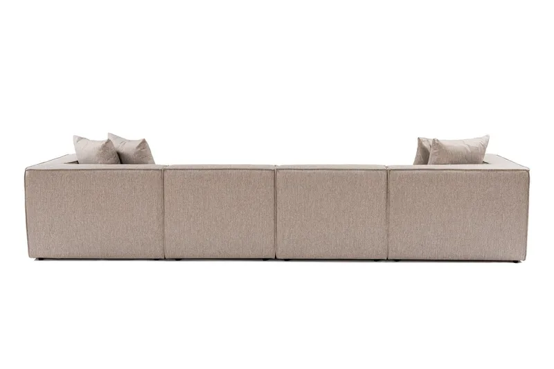 Gregor Soffa med Divan 4-sits - Sand beige - Möbler - Soffa - Divansoffor & schäslongsoffa