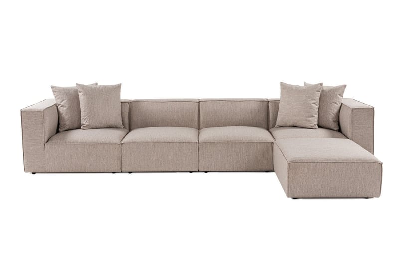 Gregor Soffa med Divan 4-sits, Sand beige