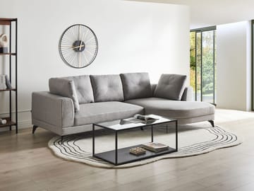 Hörnsoffa 3-sits Marum Vänstervänd - Grå - Möbler - Soffa - Divansoffor & schäslongsoffa