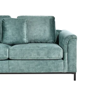 Hörnsoffa 4-sits Oslo Högervänd - Blågrön - Möbler - Soffa - Divansoffor & schäslongsoffa - 4 sits soffa med divan