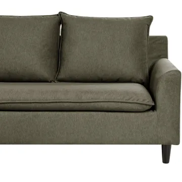 Hörnsoffa Elvenes - Grönt, mörkt trä/Högervänd - Möbler - Soffa - Divansoffor & schäslongsoffa