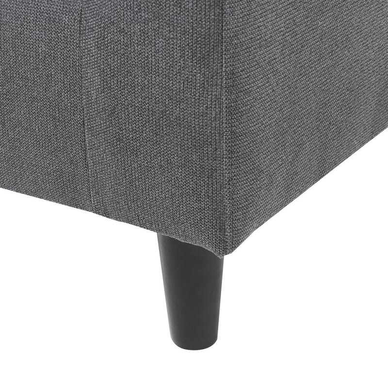 Hörnsoffa Elvenes - Mörkgrå, mörkt trä/Högervänd - Möbler - Soffa - Hörnsoffa