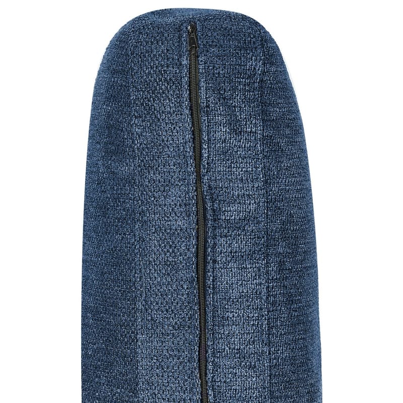 Hörnsoffa Flam - Blå, Svart/Vänstervänd/Polyester - Möbler - Soffa - Hörnsoffa