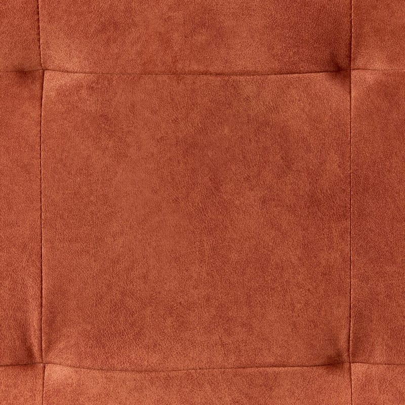 Hörnsoffa Flam - Orange, svart/Högervänd/Sammet - Möbler - Soffa - Hörnsoffa