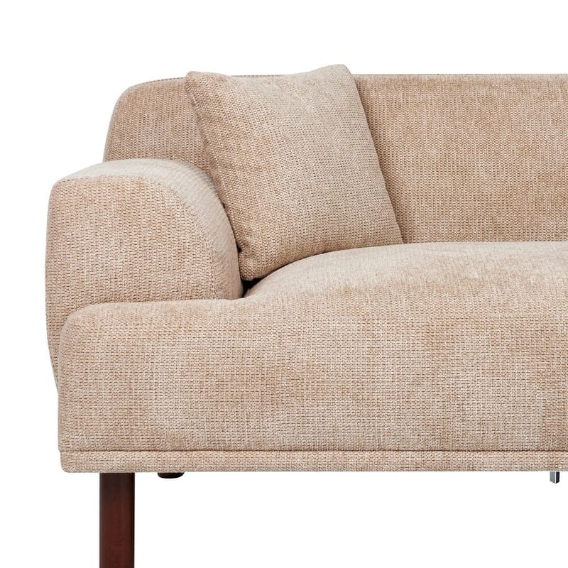 Hörnsoffa Holt - Beige, brun/Polyester - Möbler - Soffa - Hörnsoffa - Hörnsoffa med divan