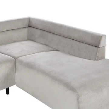 Hörnsoffa Lunner - Grå, svart - Möbler - Soffa - Hörnsoffa