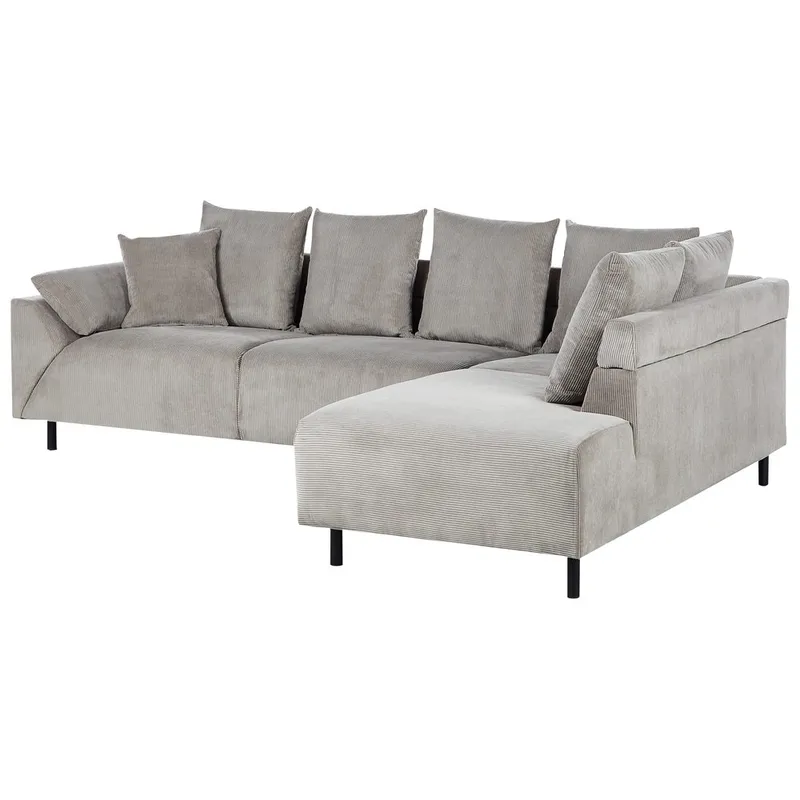Hörnsoffa Lunner - Grå, svart - Möbler - Soffa - Hörnsoffa