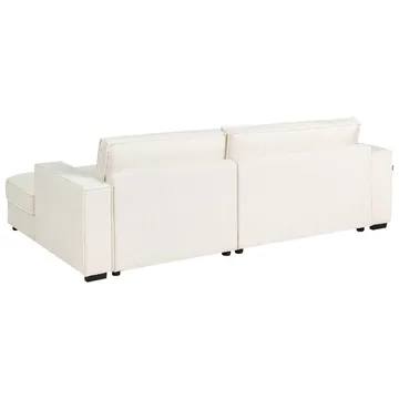 Hörnsoffa med fotpall Renders - Beige - Möbler - Soffa - Divansoffor & schäslongsoffa