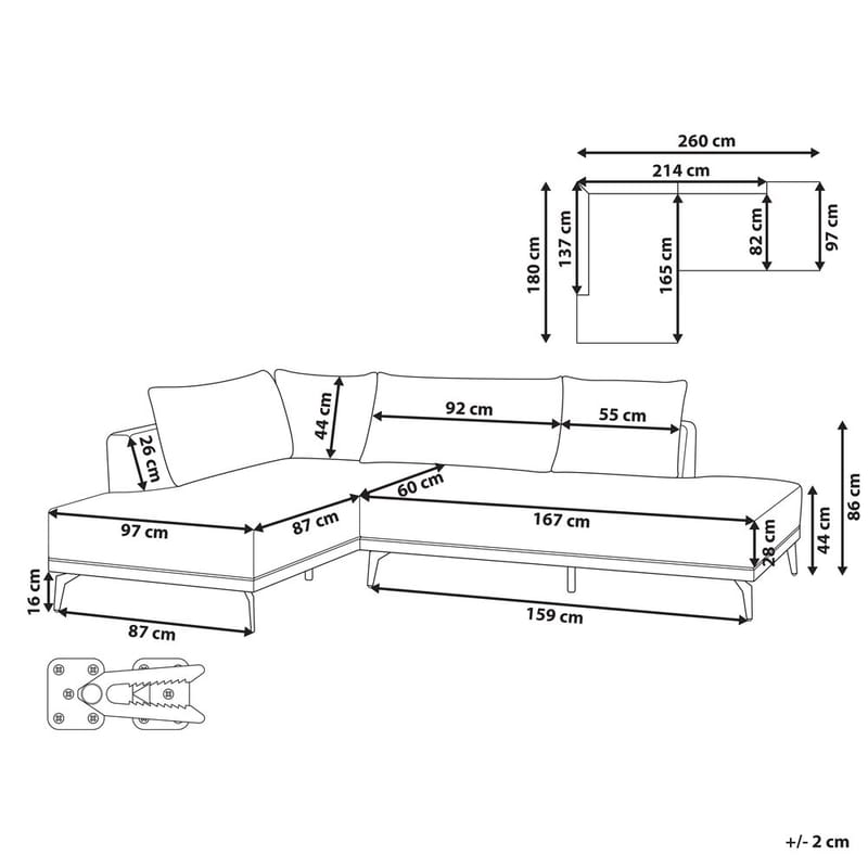 Hörnsoffa Myken - Högervänd - Möbler - Soffa - Modulsoffor - Hörnmodul