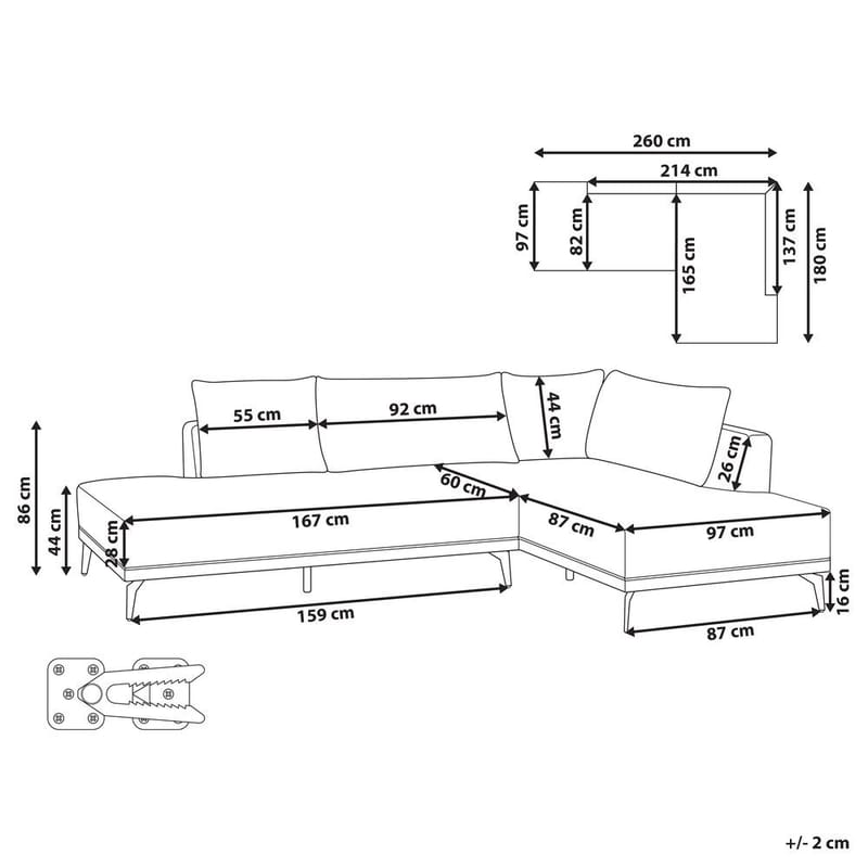 Hörnsoffa Myken - Vänstervänd - Möbler - Soffa - Modulsoffor - Komplett modulsoffa