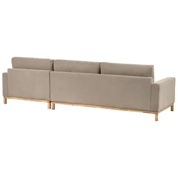 Hörnsoffa Siggard - Taupe - Möbler - Soffa - Divansoffor & schäslongsoffa - 4 sits soffa med divan