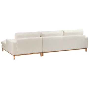 Hörnsoffa Siggard - Vit - Möbler - Soffa - Divansoffor & schäslongsoffa - 4 sits soffa med divan
