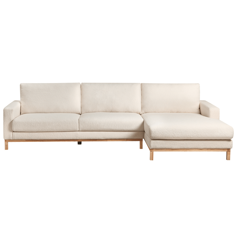 Hörnsoffa Siggard - Vit - Möbler - Soffa - Divansoffor & schäslongsoffa - 4 sits soffa med divan