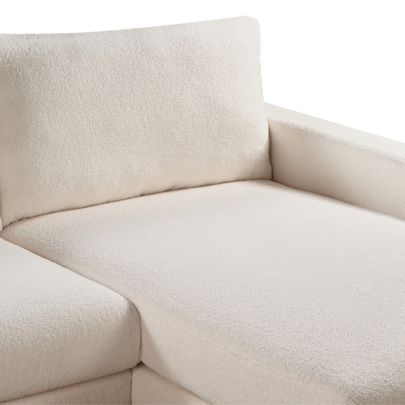 Hörnsoffa Siggard - Vit - Möbler - Soffa - Divansoffor & schäslongsoffa - 4 sits soffa med divan