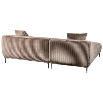 Hörnsoffa Stenum - Ljusbrun, mässing/Högervänd - Möbler - Soffa - Divansoffor & schäslongsoffa