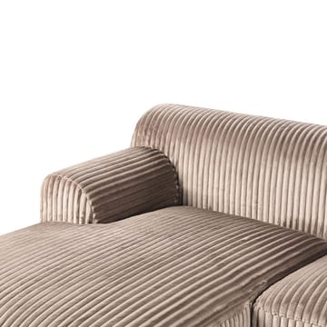 Hörnsoffa Stenum - Ljusbrun, mässing/Högervänd - Möbler - Soffa - Divansoffor & schäslongsoffa