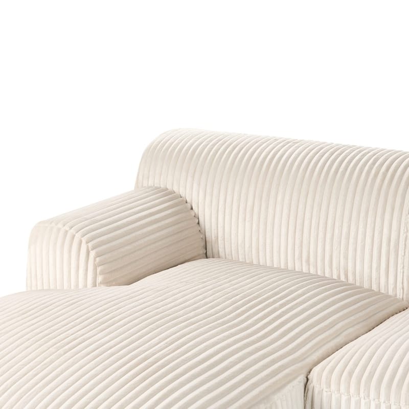 Hörnsoffa Stenum - Vit, mässing/Högervänd - Möbler - Soffa - Hörnsoffa - Howard hörnsoffa