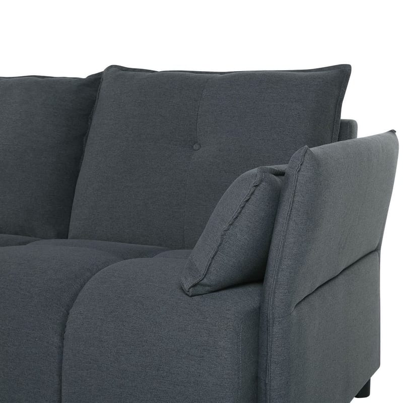 Hörnsoffa Tomra - Grafitgrå - Möbler - Soffa - Hörnsoffa - Hörnsoffa med divan