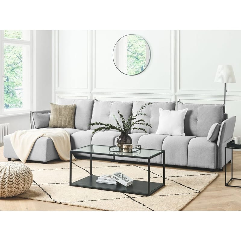 Hörnsoffa Tomra - Ljusgrå - Möbler - Soffa - Hörnsoffa