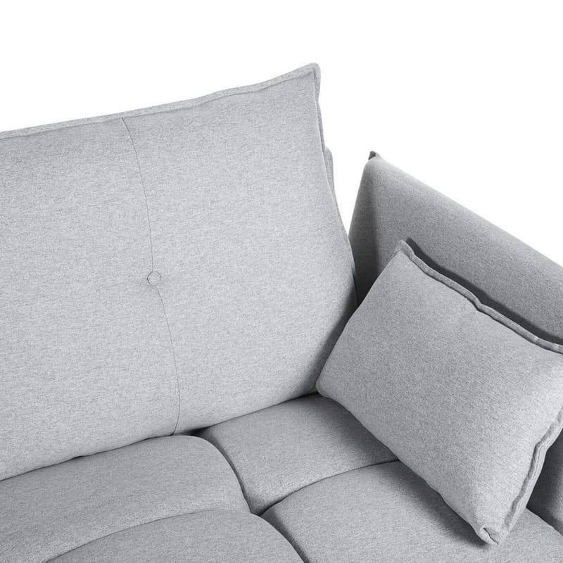 Hörnsoffa Tomra - Ljusgrå - Möbler - Soffa - Hörnsoffa - Hörnsoffa med divan