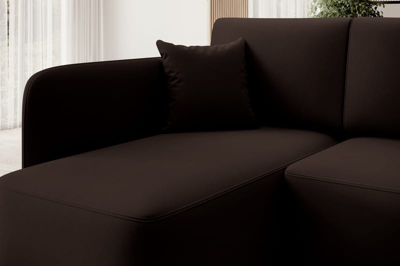 Hadson 3-sits Soffa med Divan - Brun - Möbler - Soffa - Divansoffor & schäslongsoffa
