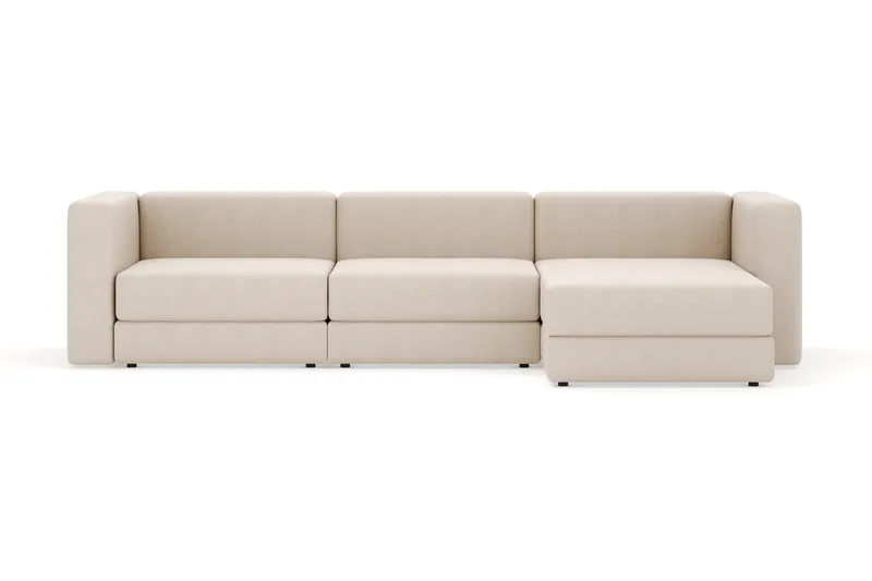 Hagblom 4-sits Divansoffa med Förvaring - Beige - M�öbler - Soffa - Divansoffor & schäslongsoffa