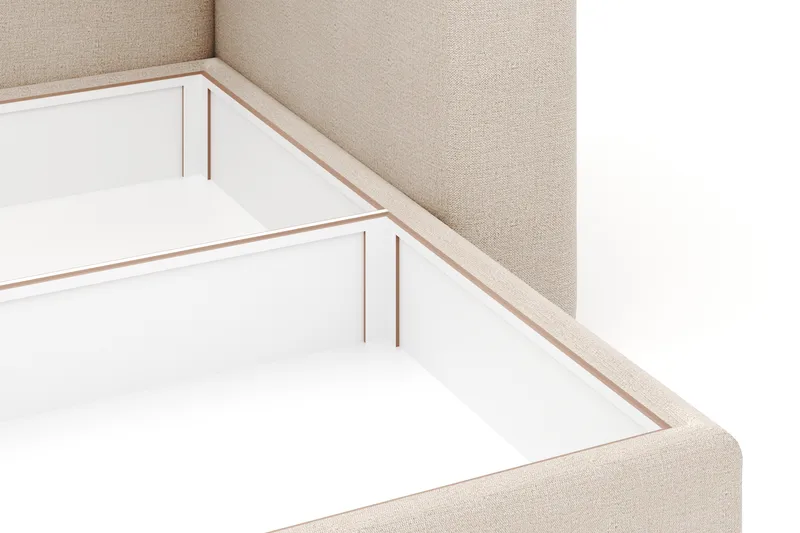 Hagblom 4-sits Divansoffa med Förvaring - Beige - Möbler - Soffa - Divansoffor & schäslongsoffa