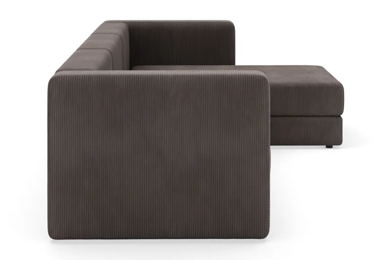 Hagblom 4-sits Divansoffa med Förvaring - Brun - Möbler - Soffa - Divansoffor & schäslongsoffa